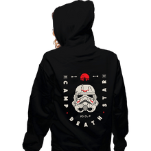 Load image into Gallery viewer, Daily_Deal_Shirts Zippered Hoodies, Unisex / Small / Black Camp Death Star
