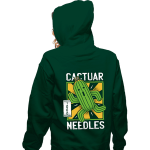 Shirts Zippered Hoodies, Unisex / Small / Irish Green Cactuar