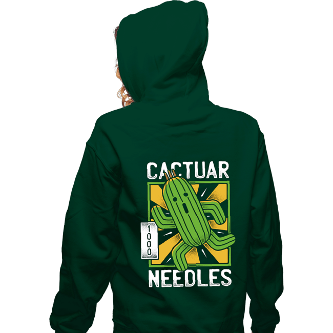 Shirts Zippered Hoodies, Unisex / Small / Irish Green Cactuar