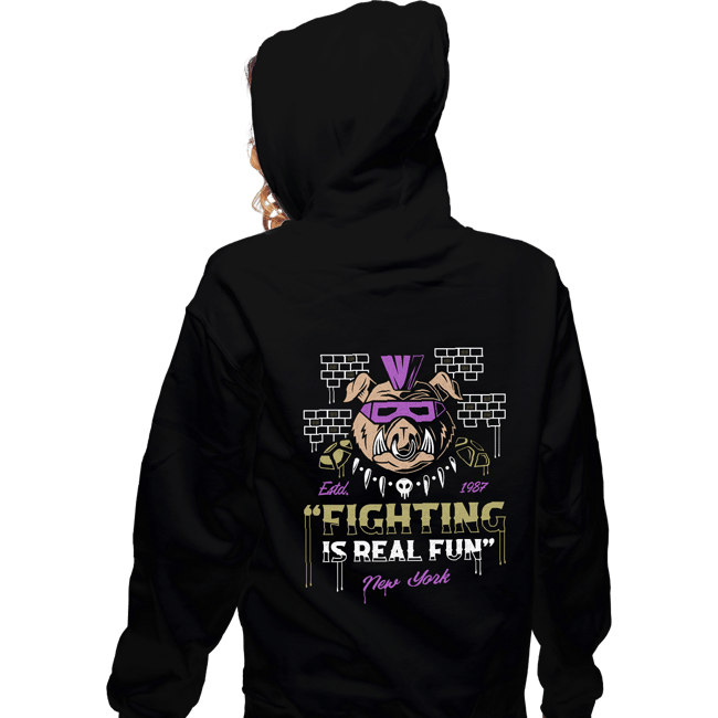 Shirts Zippered Hoodies, Unisex / Small / Black New York Punk Pig