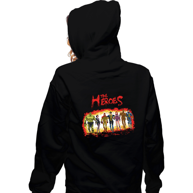 Secret_Shirts Zippered Hoodies, Unisex / Small / Black The Heroes!