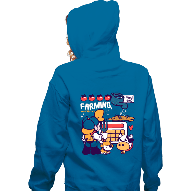 Shirts Zippered Hoodies, Unisex / Small / Royal Blue Farmer Days