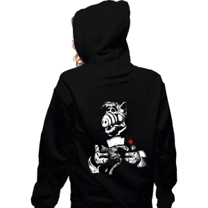 Shirts Zippered Hoodies, Unisex / Small / Black Cat Father