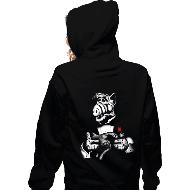 Shirts Zippered Hoodies, Unisex / Small / Black Cat Father