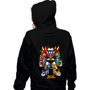 Daily_Deal_Shirts Zippered Hoodies, Unisex / Small / Black Chibi Voltron