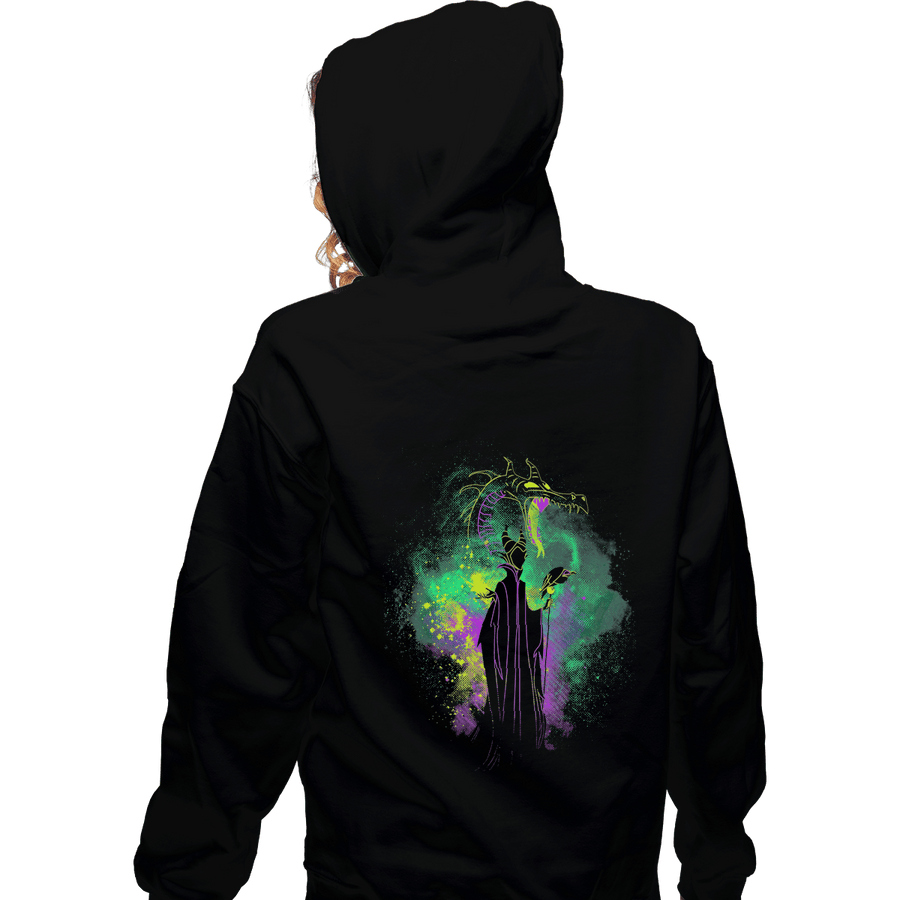 Shirts Zippered Hoodies, Unisex / Small / Black Maleficent Art