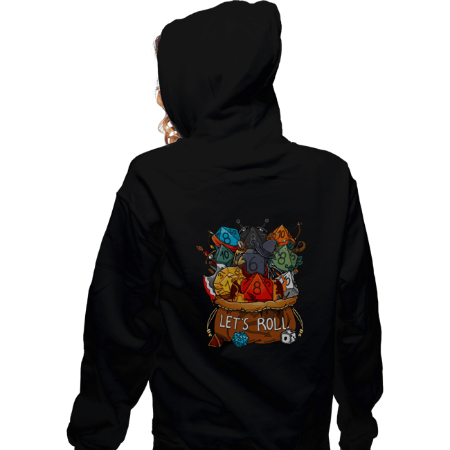 Daily_Deal_Shirts Zippered Hoodies, Unisex / Small / Black Let's Roll