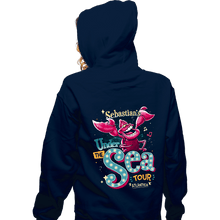 Load image into Gallery viewer, Daily_Deal_Shirts Zippered Hoodies, Unisex / Small / Navy Under The Sea Tour
