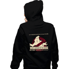 Load image into Gallery viewer, Shirts Zippered Hoodies, Unisex / Small / Black I Ain&#39;t Afraid Of No Ghost
