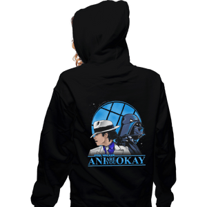 Shirts Zippered Hoodies, Unisex / Small / Black Are You Ok Ani