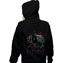 Load image into Gallery viewer, Daily_Deal_Shirts Zippered Hoodies, Unisex / Small / Black Mr. Fingers And Friends Ugly Sweater
