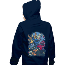 Load image into Gallery viewer, Shirts Zippered Hoodies, Unisex / Small / Navy Heartless
