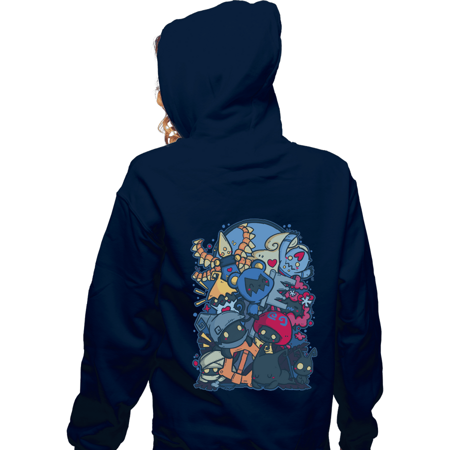 Shirts Zippered Hoodies, Unisex / Small / Navy Heartless