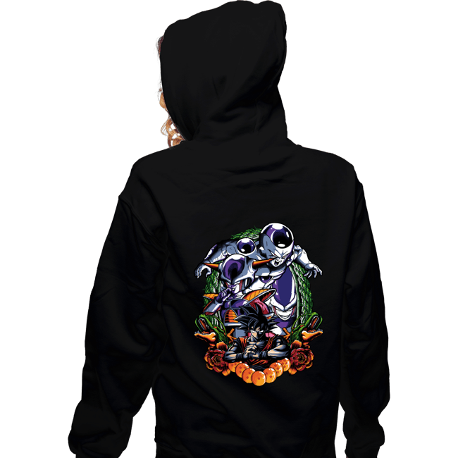 Shirts Zippered Hoodies, Unisex / Small / Black Frieza Crest