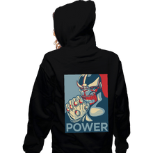Load image into Gallery viewer, Shirts Zippered Hoodies, Unisex / Small / Black Power
