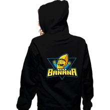 Load image into Gallery viewer, Daily_Deal_Shirts Zippered Hoodies, Unisex / Small / Black Go Banana
