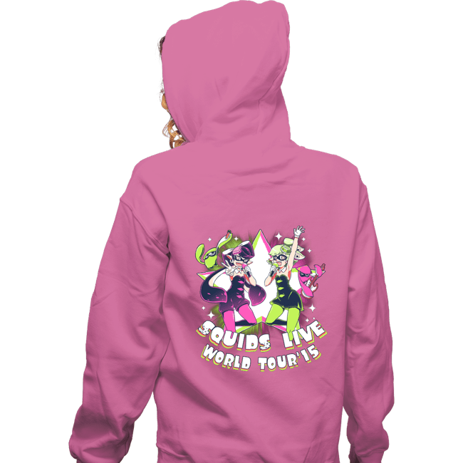 Shirts Zippered Hoodies, Unisex / Small / Red Squids Live