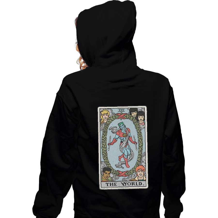 Shirts Zippered Hoodies, Unisex / Small / Black The World