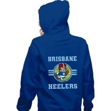 Load image into Gallery viewer, Daily_Deal_Shirts Zippered Hoodies, Unisex / Small / Royal Blue Brisbane Heelers
