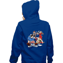 Load image into Gallery viewer, Secret_Shirts Zippered Hoodies, Unisex / Small / Royal Blue Showoffs
