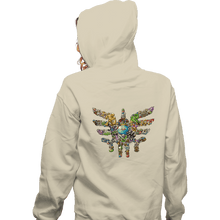 Load image into Gallery viewer, Secret_Shirts Zippered Hoodies, Unisex / Small / White Monsters Draw Near
