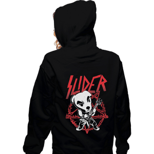 Shirts Zippered Hoodies, Unisex / Small / Black Slider King