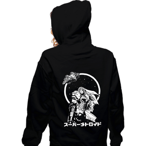 Sold_Out_Shirts Zippered Hoodies, Unisex / Small / Black Interstellar Bounty Hunter