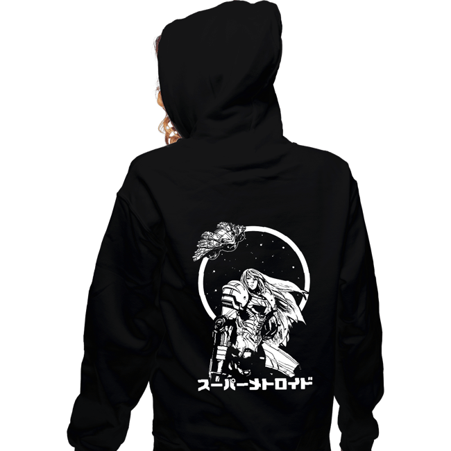 Sold_Out_Shirts Zippered Hoodies, Unisex / Small / Black Interstellar Bounty Hunter