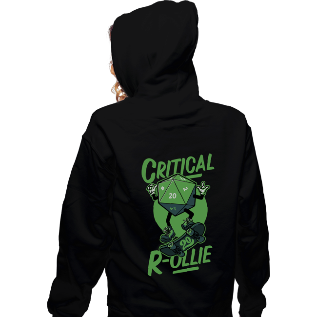 Secret_Shirts Zippered Hoodies, Unisex / Small / Black Critical Rollie