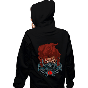 Shirts Zippered Hoodies, Unisex / Small / Black Lion Ninja