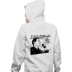 Secret_Shirts Zippered Hoodies, Unisex / Small / White The Twin Peaks LP
