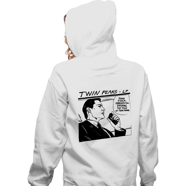 Secret_Shirts Zippered Hoodies, Unisex / Small / White The Twin Peaks LP