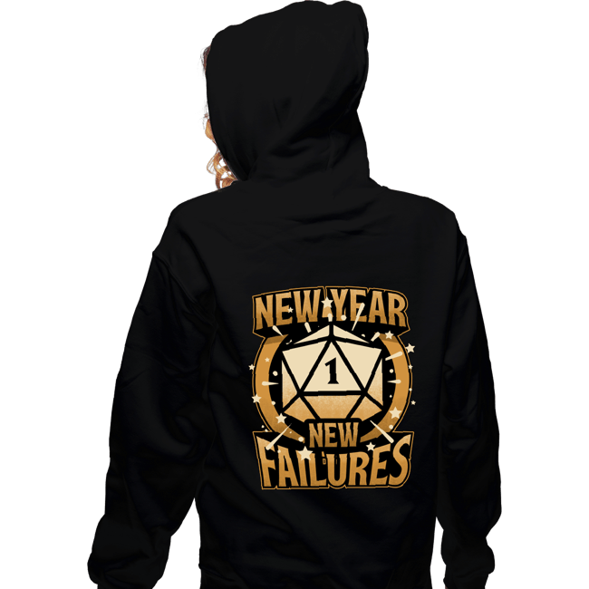 Secret_Shirts Zippered Hoodies, Unisex / Small / Black New Year More Failures