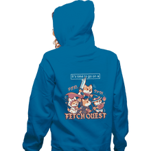 Load image into Gallery viewer, Shirts Pullover Hoodies, Unisex / Small / Sapphire It&#39;s Time To Go On A Fetch Quest
