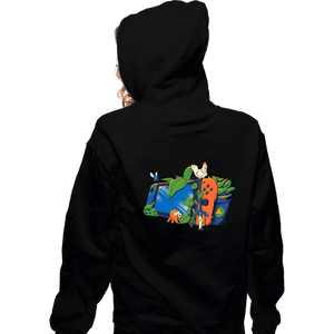 Daily_Deal_Shirts Zippered Hoodies, Unisex / Small / Black Triforce Adventure