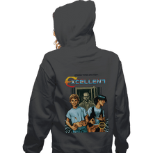 Load image into Gallery viewer, Secret_Shirts Zippered Hoodies, Unisex / Small / Dark Heather Excellent Gaming
