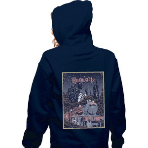 Shirts Zippered Hoodies, Unisex / Small / Navy Visit Hogwarts