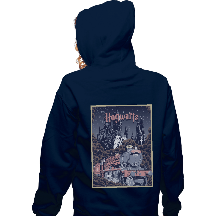 Shirts Zippered Hoodies, Unisex / Small / Navy Visit Hogwarts