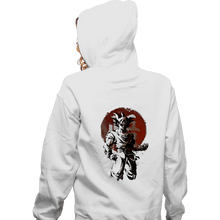 Load image into Gallery viewer, Shirts Zippered Hoodies, Unisex / Small / White Saiyan Sun
