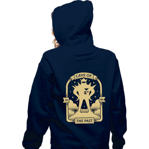 Shirts Zippered Hoodies, Unisex / Small / Navy Cave Of The Past