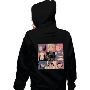 Shirts Zippered Hoodies, Unisex / Small / Black Ghibli Bunch