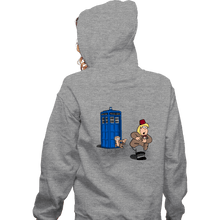 Load image into Gallery viewer, Shirts Zippered Hoodies, Unisex / Small / Sports Grey The Tardis Monkey
