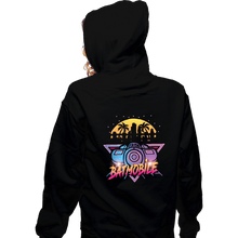 Load image into Gallery viewer, Daily_Deal_Shirts Zippered Hoodies, Unisex / Small / Black Neon Bat

