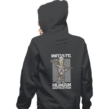 Load image into Gallery viewer, Shirts Pullover Hoodies, Unisex / Small / Charcoal Initiate Human Destruction
