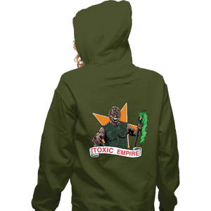 Secret_Shirts Zippered Hoodies, Unisex / Small / Military Green Toxic Empire