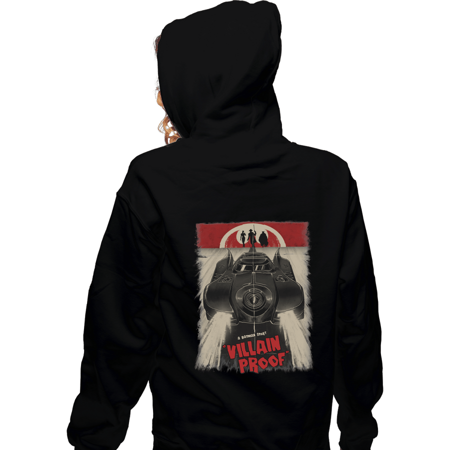 Shirts Pullover Hoodies, Unisex / Small / Black Villain Proof