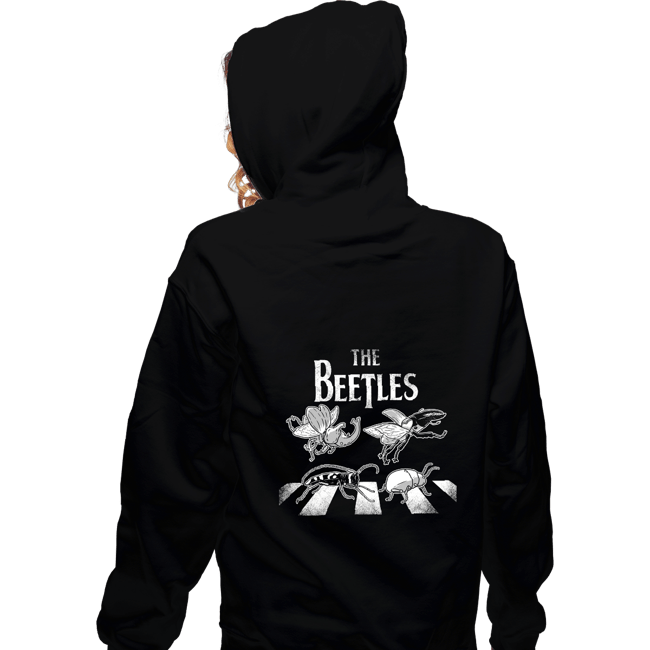 Secret_Shirts Zippered Hoodies, Unisex / Small / Black The Real Beetles