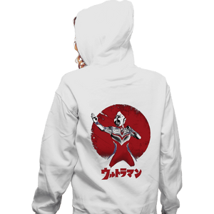 Shirts Zippered Hoodies, Unisex / Small / White Ultra Crusader