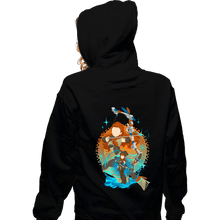 Load image into Gallery viewer, Shirts Zippered Hoodies, Unisex / Small / Black Savior From Another World Aloy
