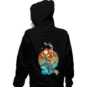 Shirts Zippered Hoodies, Unisex / Small / Black Savior From Another World Aloy